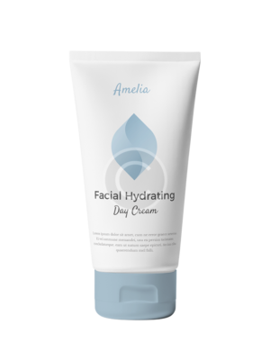 Facial hydrating day cream in a tube.