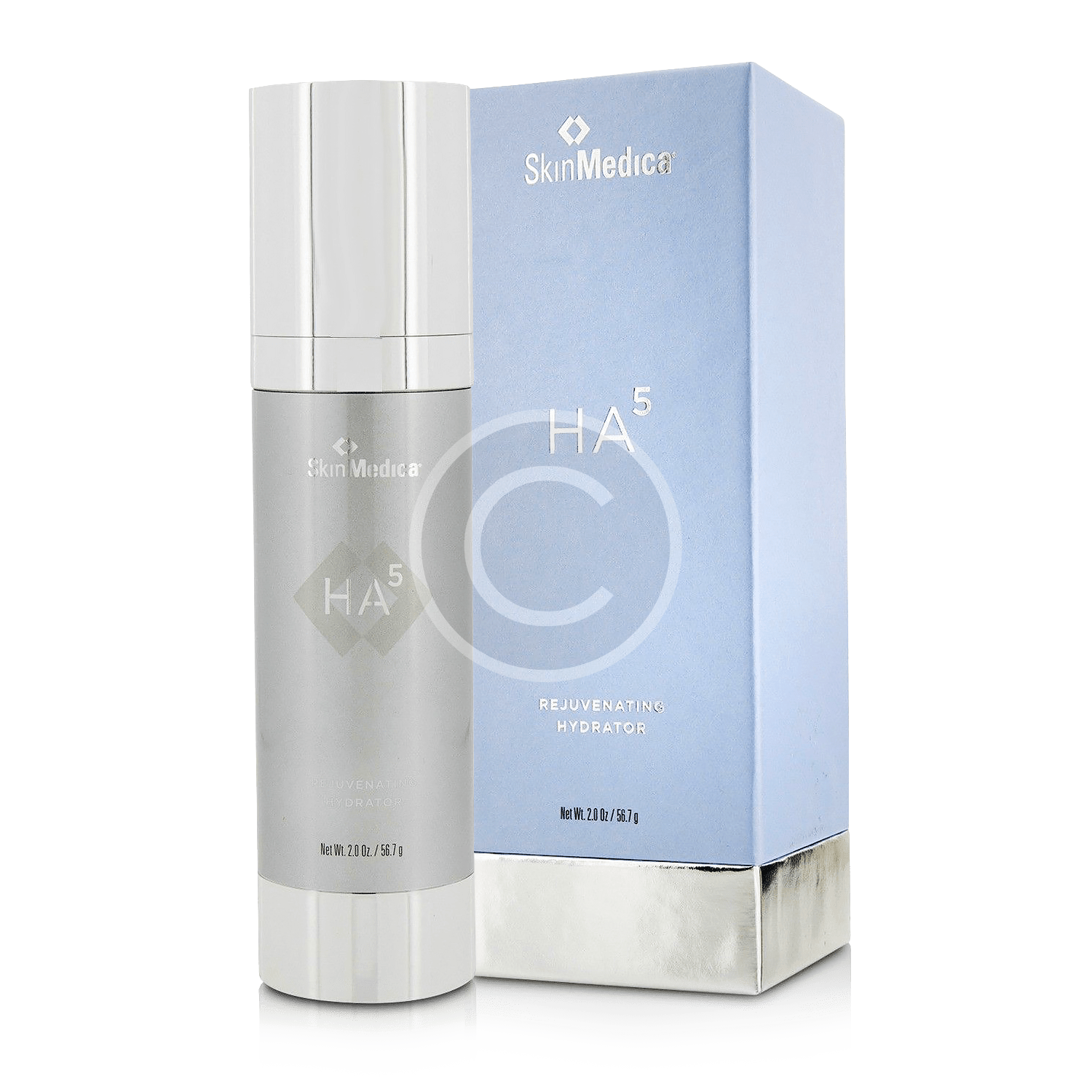 SkinMedica HA5 Rejuvenating Hydrator bottle and box.